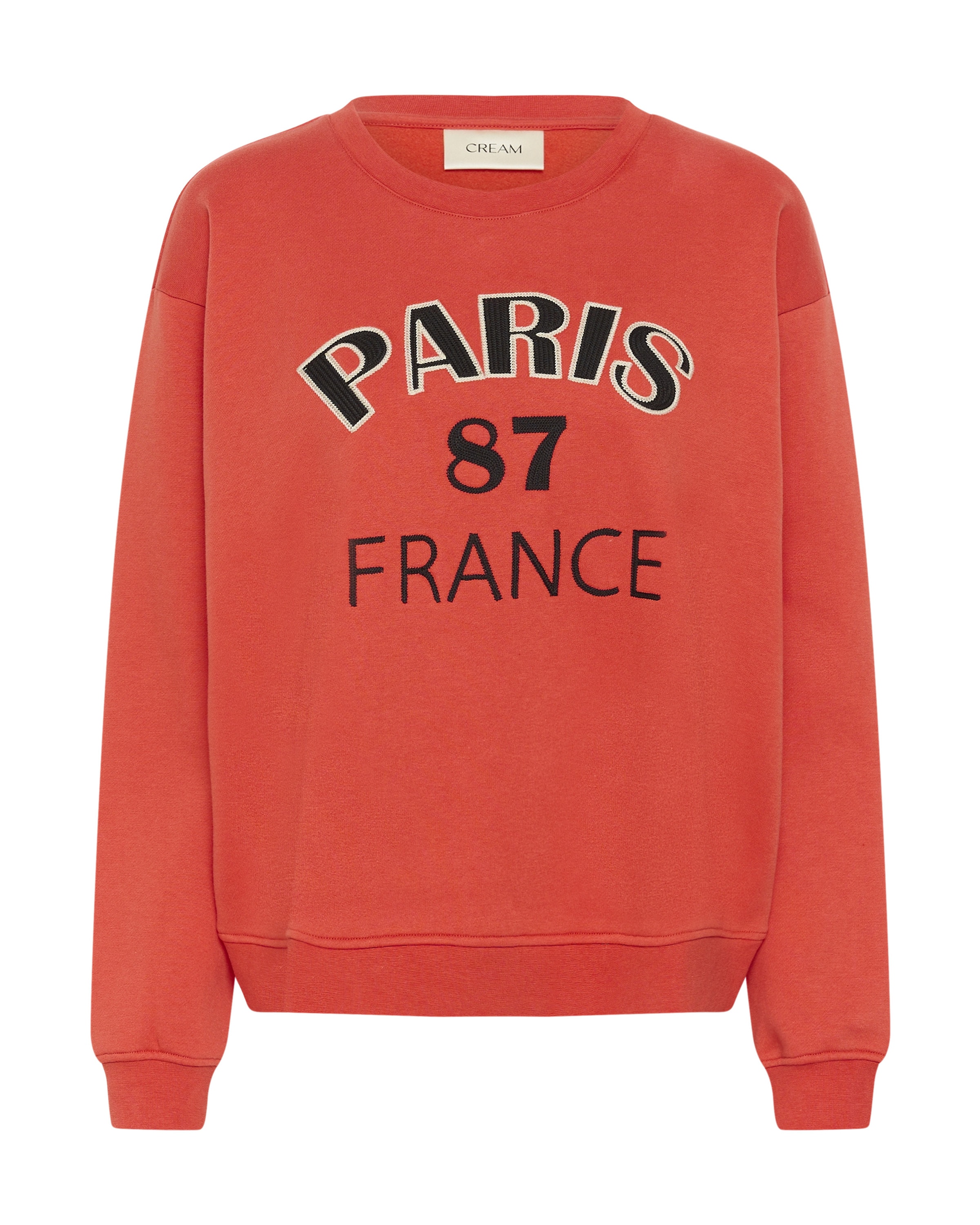 Cream Sweatshirt 'CRBisa' in Red: front