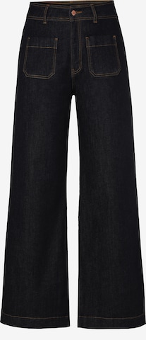 TATUUMWide Leg/ Široke nogavice Traperice 'Talanka' - plava boja: prednji dio