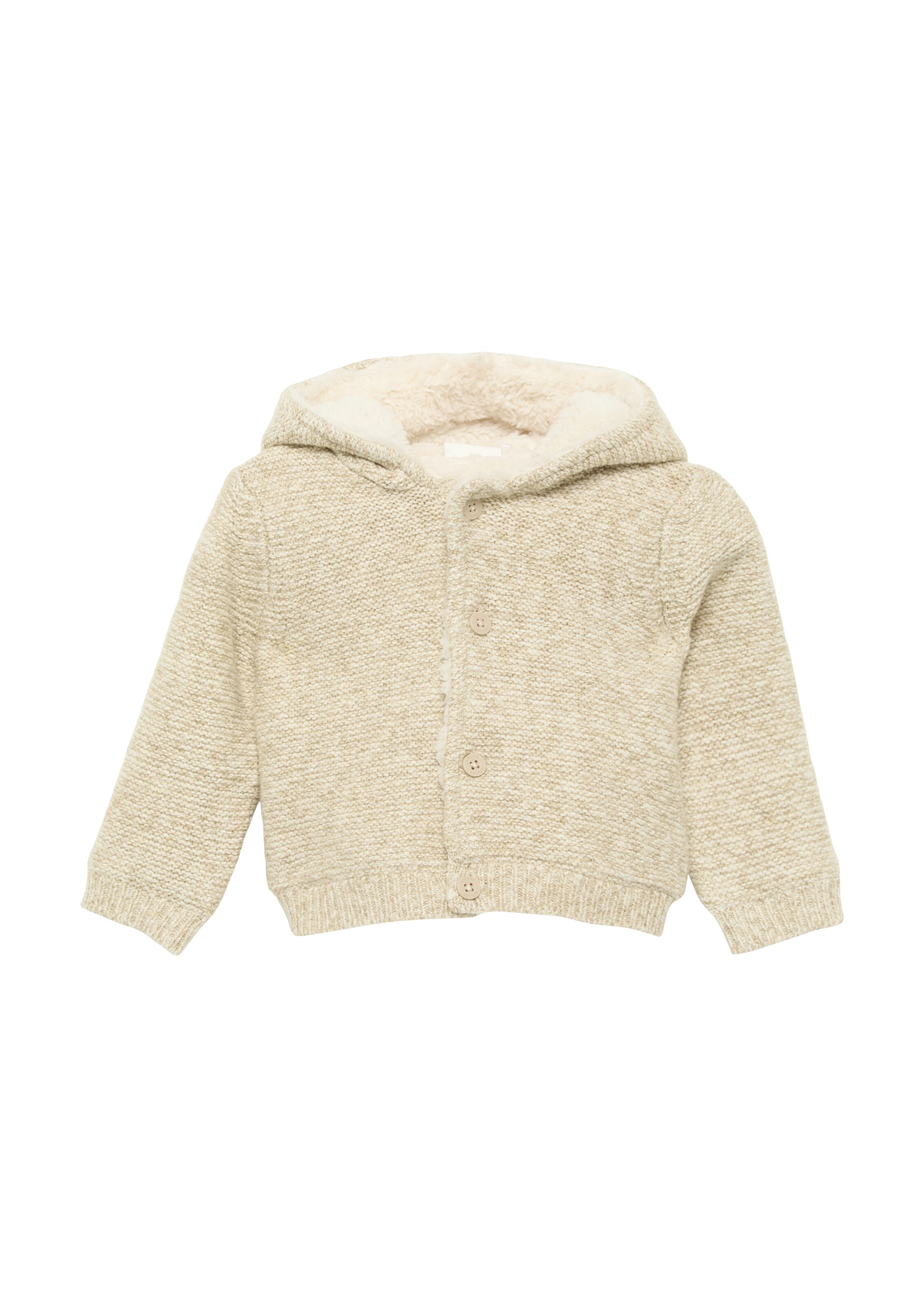 s.Oliver Strickjacke in Beige: Vorderseite