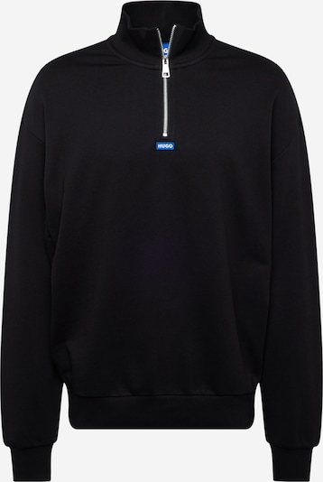 HUGO Sweat-shirt 'Neeler' en bleu / noir, Vue avec produit