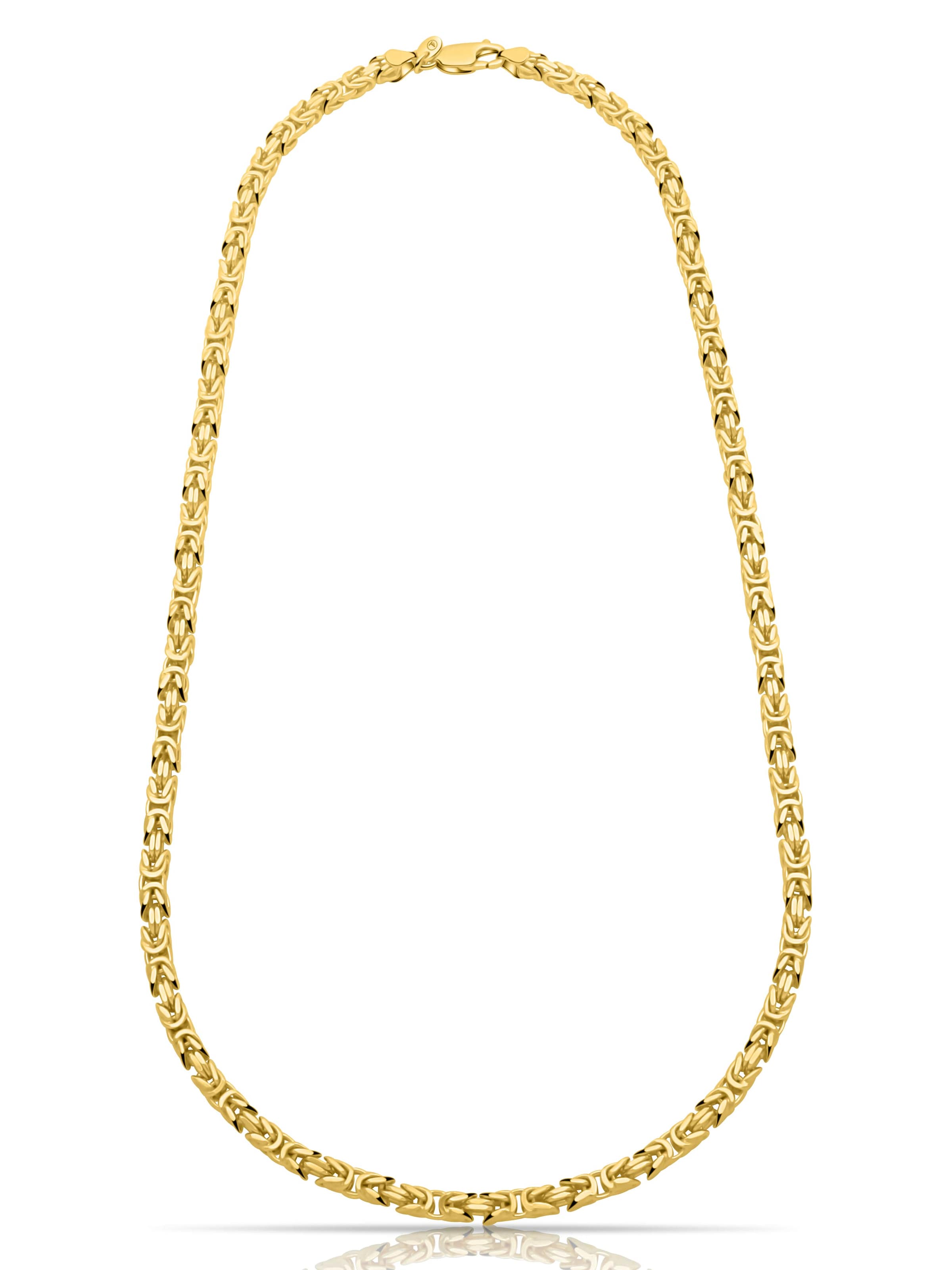 Tony Fein Kette 'König'‌‌‌‌‌‌‌‌ in Gold: Vorderseite