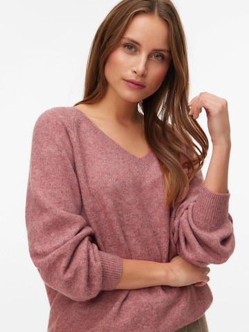 VERO MODA Sweater 'VMLeaf' in Pink