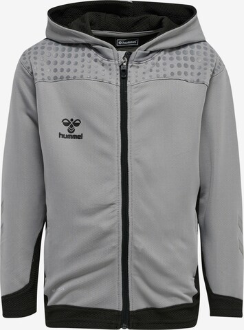 Hummel Sportsweatjacke in Grau: predná strana