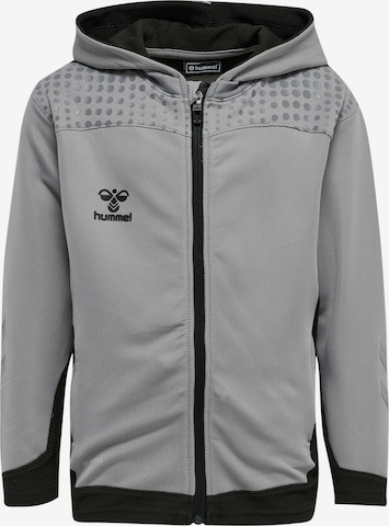 Hummel Sportsweatjacke in Grau: predná strana