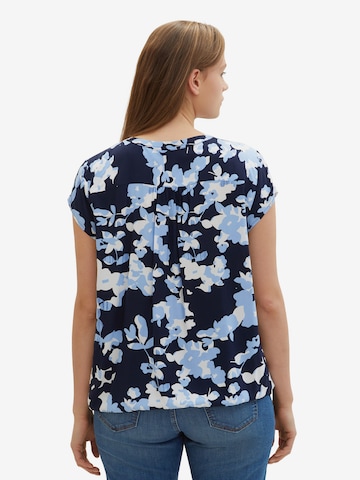 Tom Tailor Women + Bluse in Blau