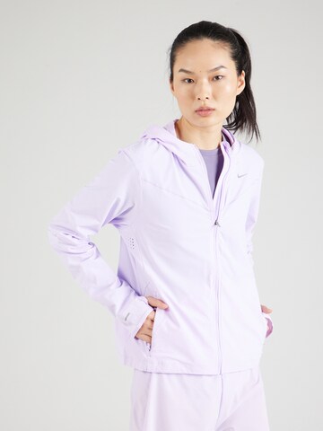 NIKE Sports jacket 'SWIFT' in Purple: front