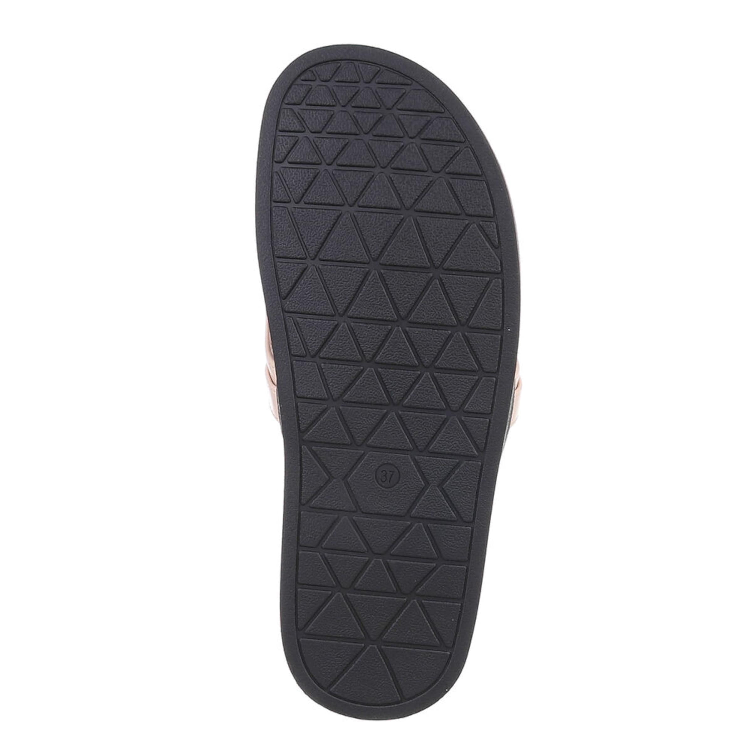 Ital-Design T-Bar Sandals in Beige