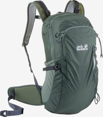 JACK WOLFSKIN Sports Backpack 'ATHMOS SHAPE 20' in Green: front