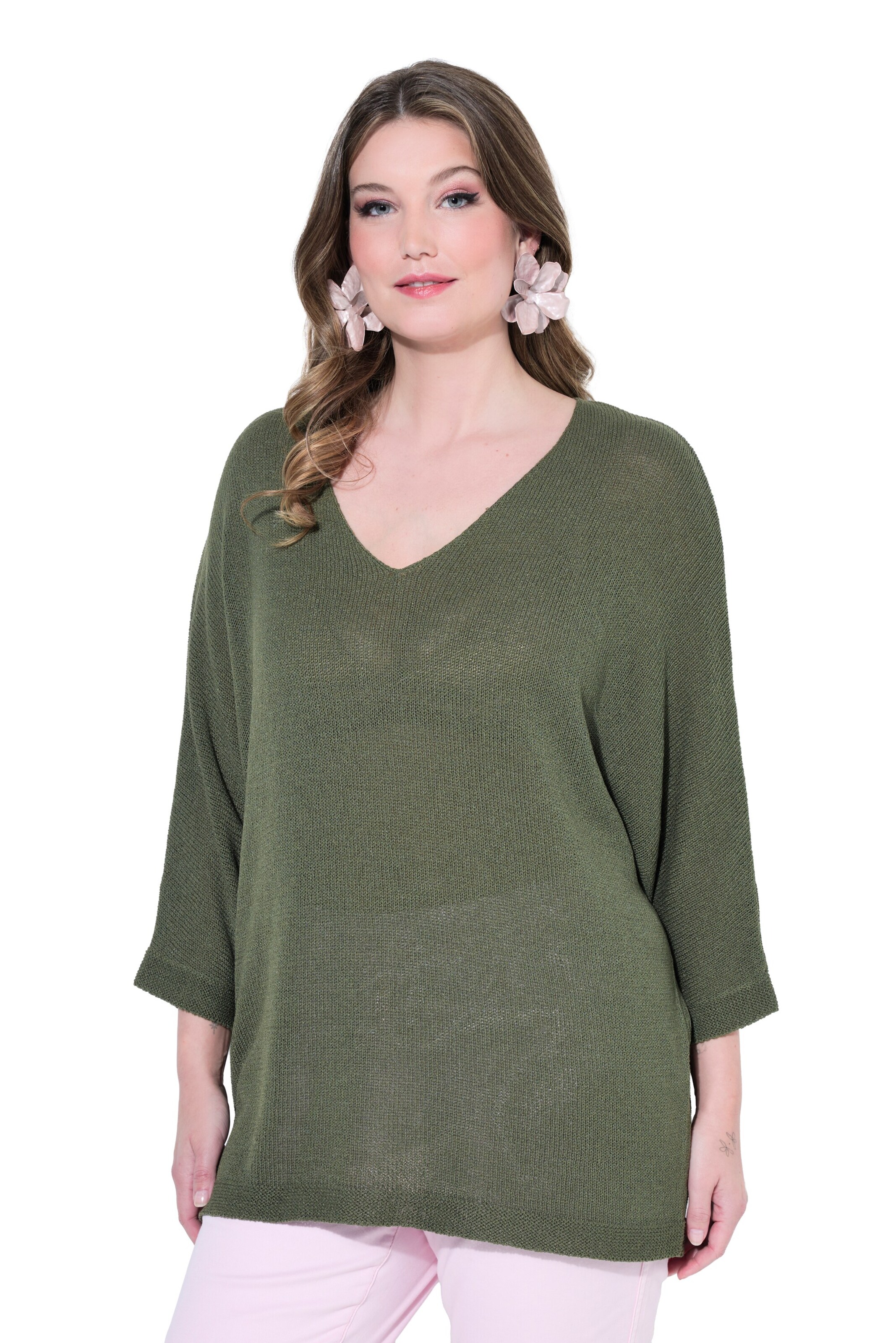 MIAMODA Pullover in Grün: Vorderseite