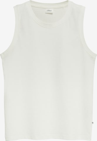 T-Shirt s.Oliver en blanc : devant