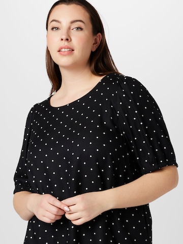 KAFFE CURVE Blouse 'Danka' in Black