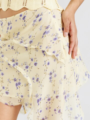 TOPSHOP Szoknyák - sárga