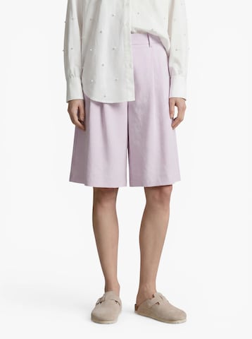 Wide leg Pantaloni con pieghe 'VMBARIA' di VERO MODA in rosa: frontale