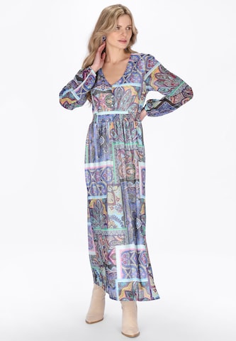 usha FESTIVAL - Vestido em azul: frente