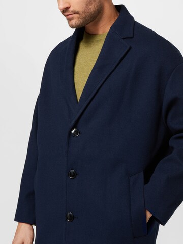 BURTON MENSWEAR LONDON Between-Seasons Coat in Blue