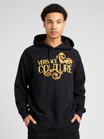 Sweat-shirt Versace Jeans Couture en noir : devant