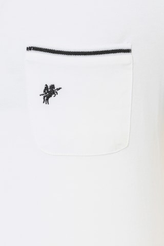 DENIM CULTURE - Camiseta ' LUCIUS ' en blanco