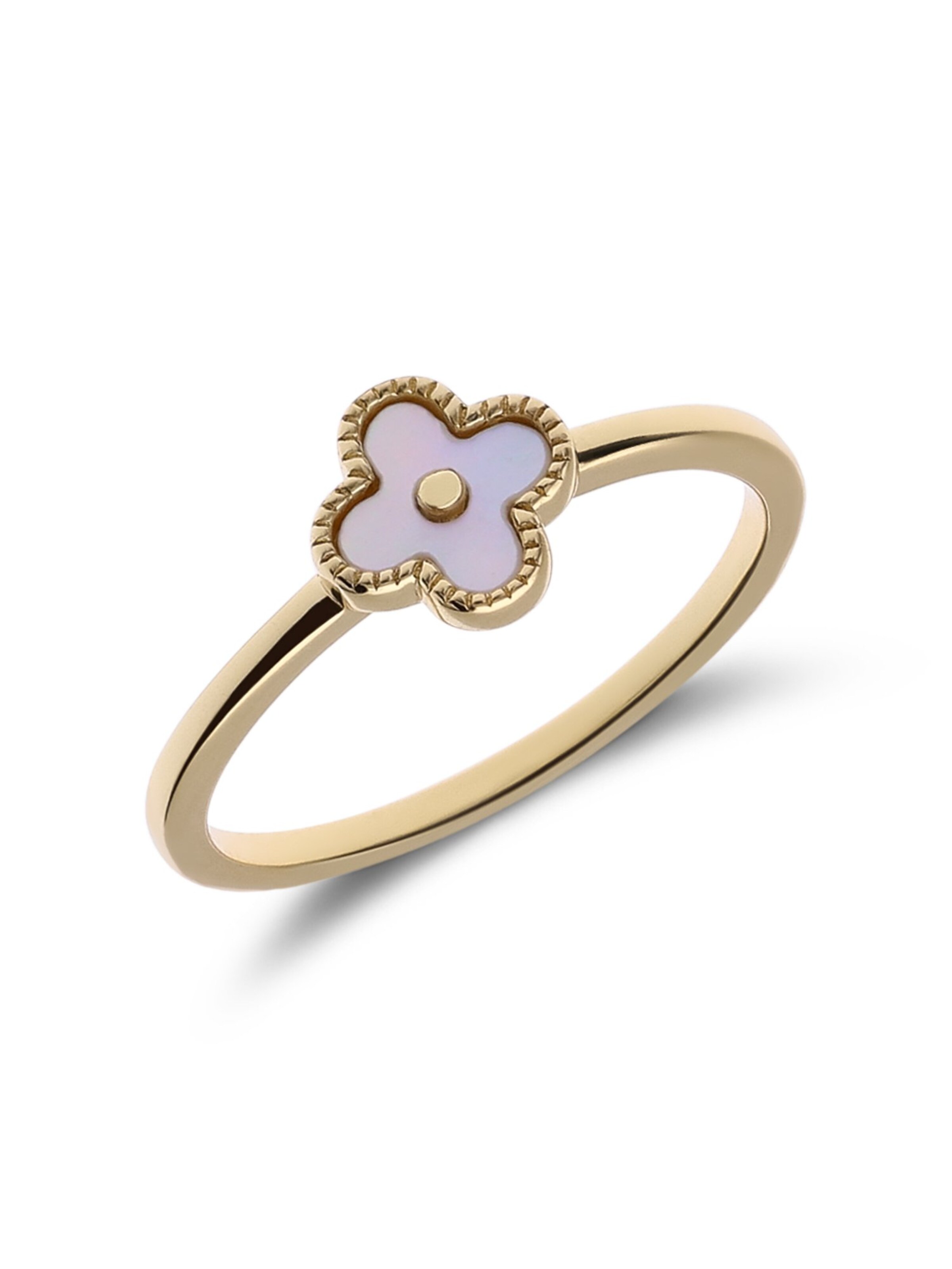 Lucardi Ring in Gold: front