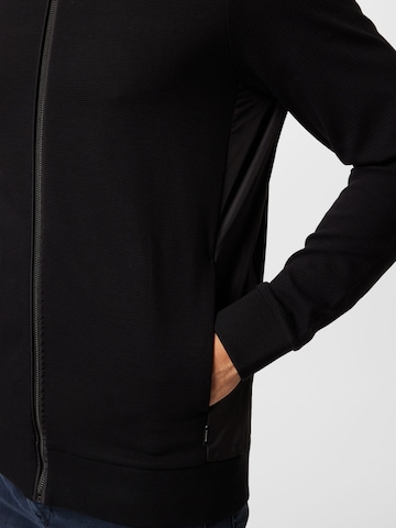 BOSS Black Zip-Up Hoodie 'Shepherd 50' in Black