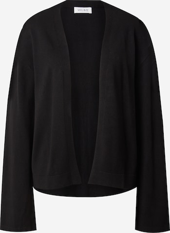Cardigan MYLAVIE by Sarah Harrison en noir : devant