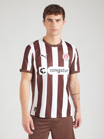 PUMA Спортивная майка 'FC St. Pauli 25/26' в Коричневый: спереди