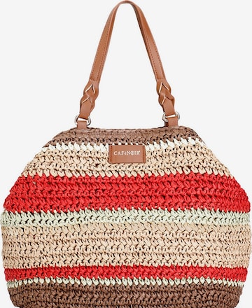 CAFè NOIR Pouch in Beige: front