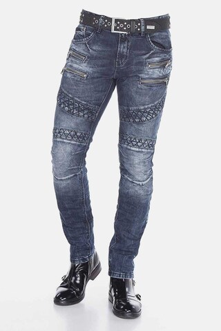 CIPO & BAXX Skinny Jeans in Blue: front