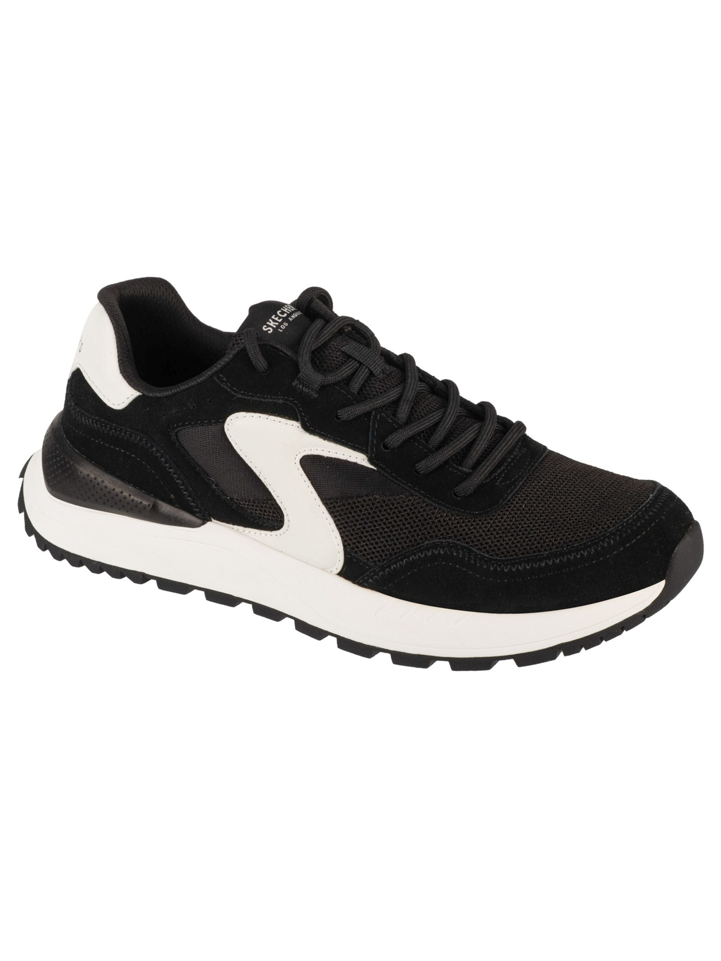 Baskets basses 'Fury - Fury Lace Low' SKECHERS en noir : devant