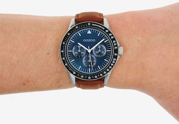 OOZOO Analog Watch in Blue: front