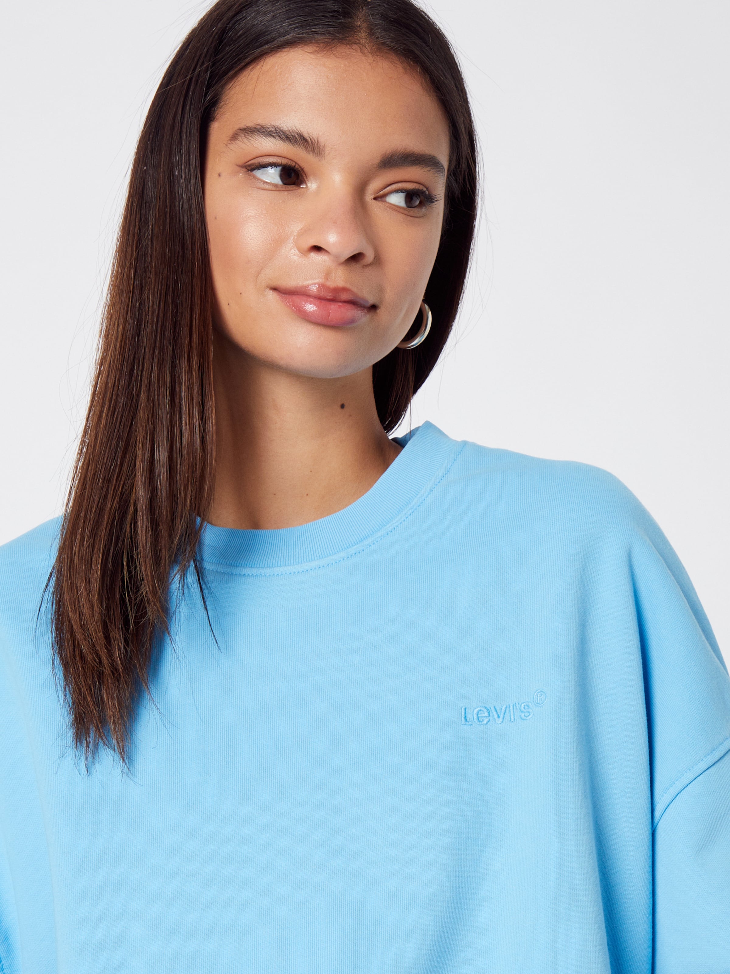 Plus durable Sweat-shirt LEVIS en Bleu Clair 