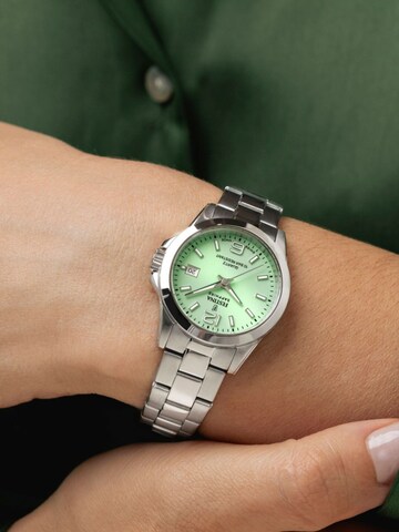 FESTINA Analog Watch 'Classics Swiss' in Green: front