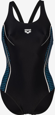 Bustier Maillot de bain sport 'MODULAR' ARENA en bleu : devant