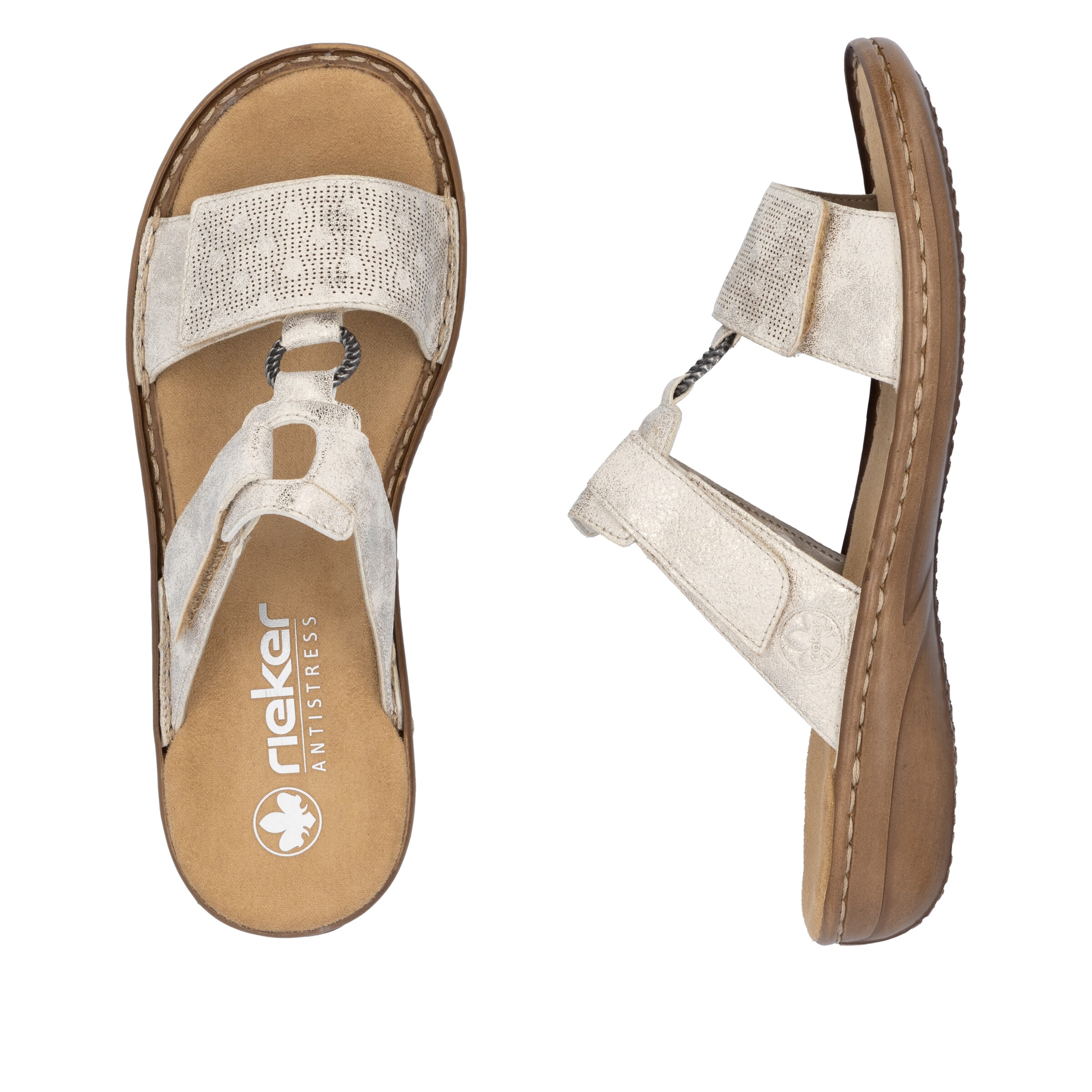 Rieker Mules in Beige