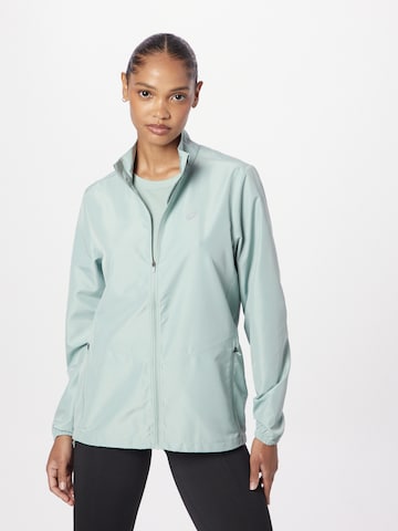 ASICS Athletic Jacket in Blue: front