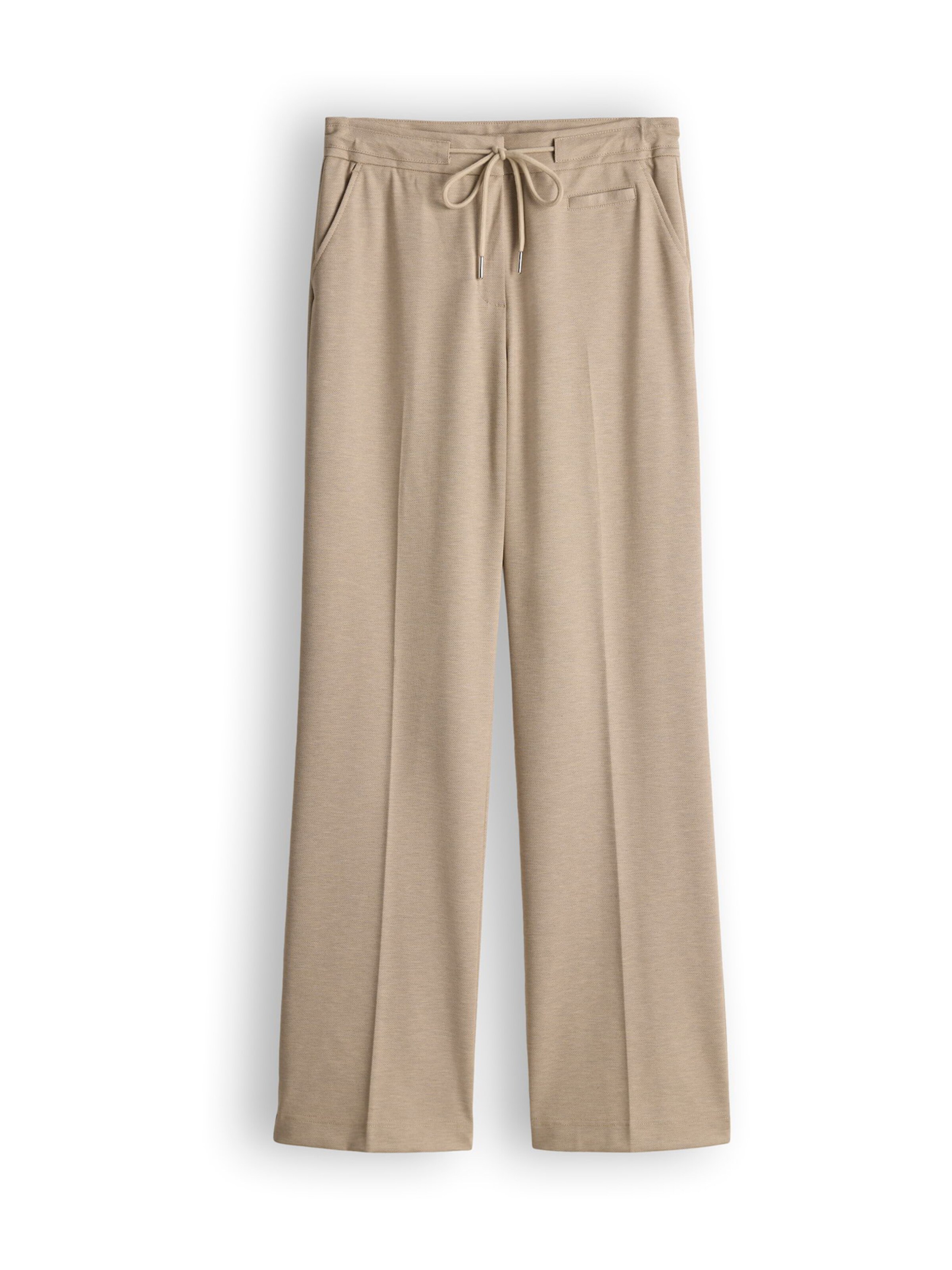 OPUS Regular Pleated Pants 'Maikito' in Brown: front
