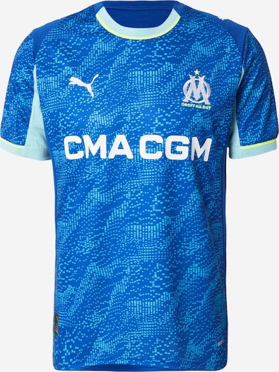 Triko 'Olympique de Marseille 25/26' iš PUMA, spalva – mėlyna / mėtų spalva, Prekių apžvalga