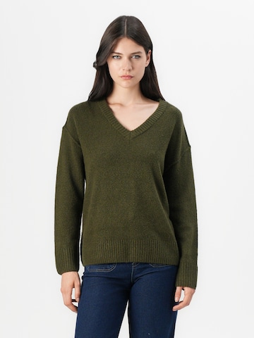 VERO MODA Pulover 'VMILSE' | zelena barva: sprednja stran