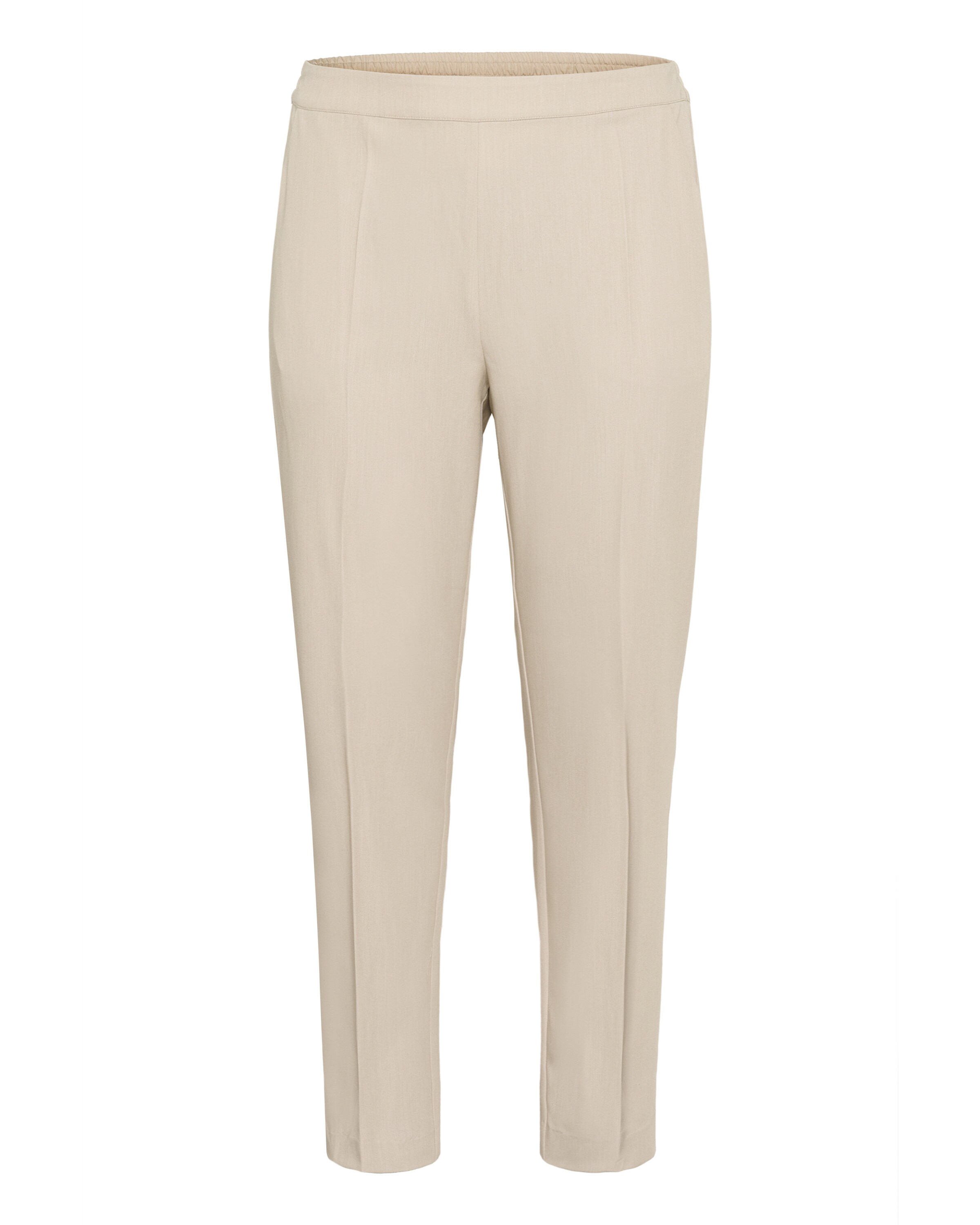 KAFFE CURVE Broek 'Sakira' in Beige: voorkant