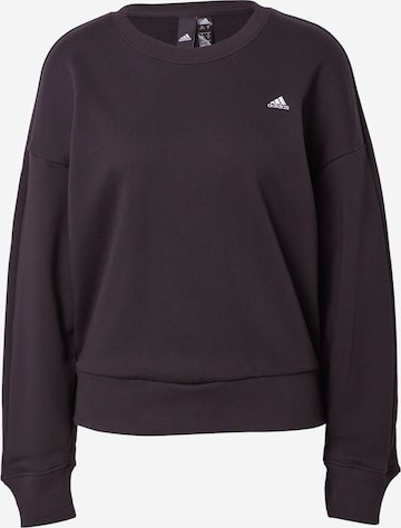 ADIDAS SPORTSWEAR Athletic Sweatshirt in Black: front