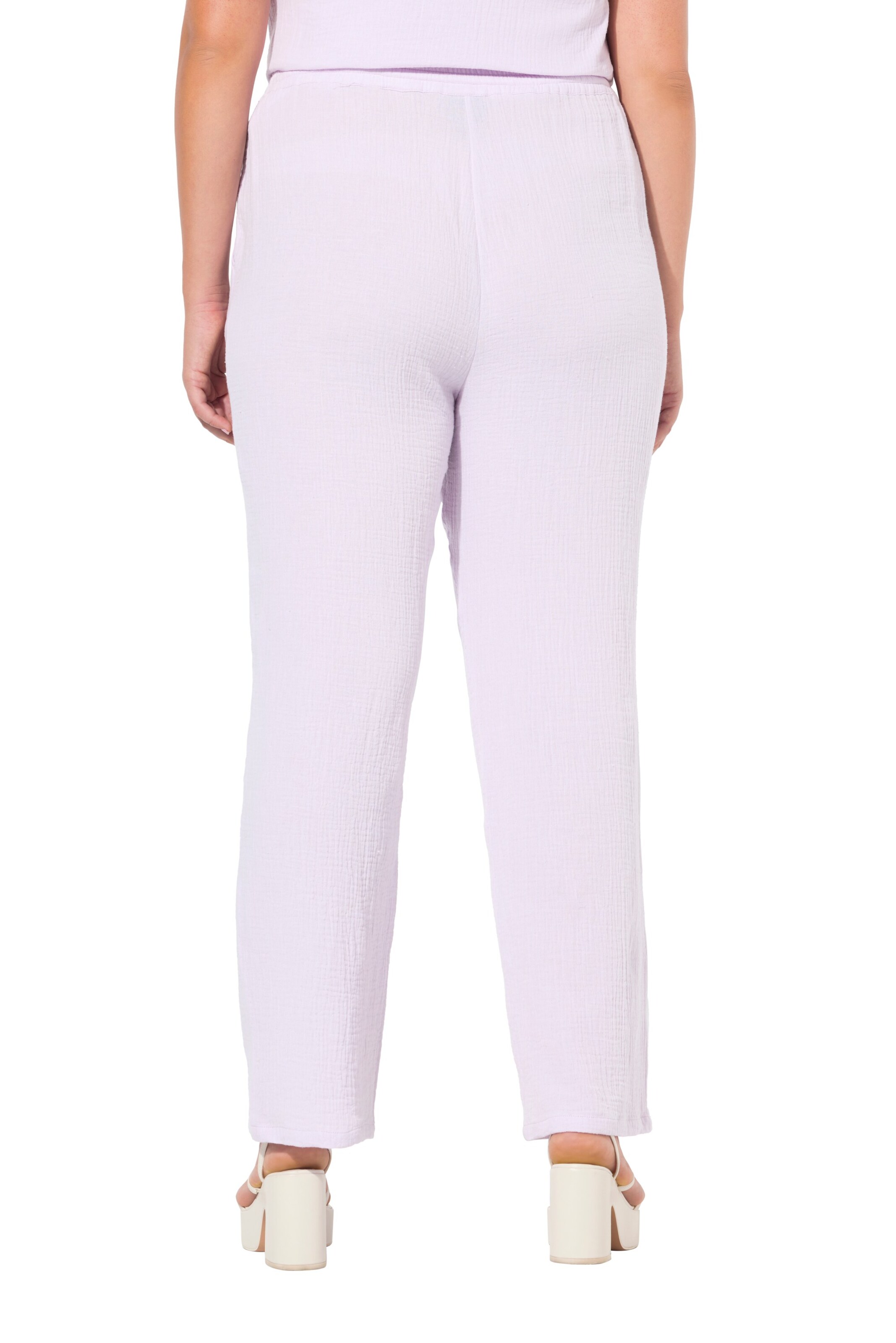 Ulla Popken Loosefit Hose in Lila