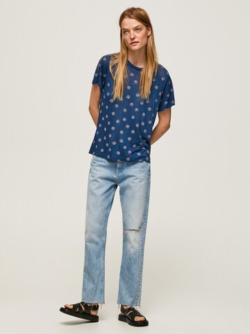 Pepe Jeans T-Shirt 'Nyla' in Blau