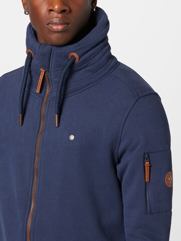 Alife and Kickin Zip-Up Hoodie 'EliasAK' in Blue