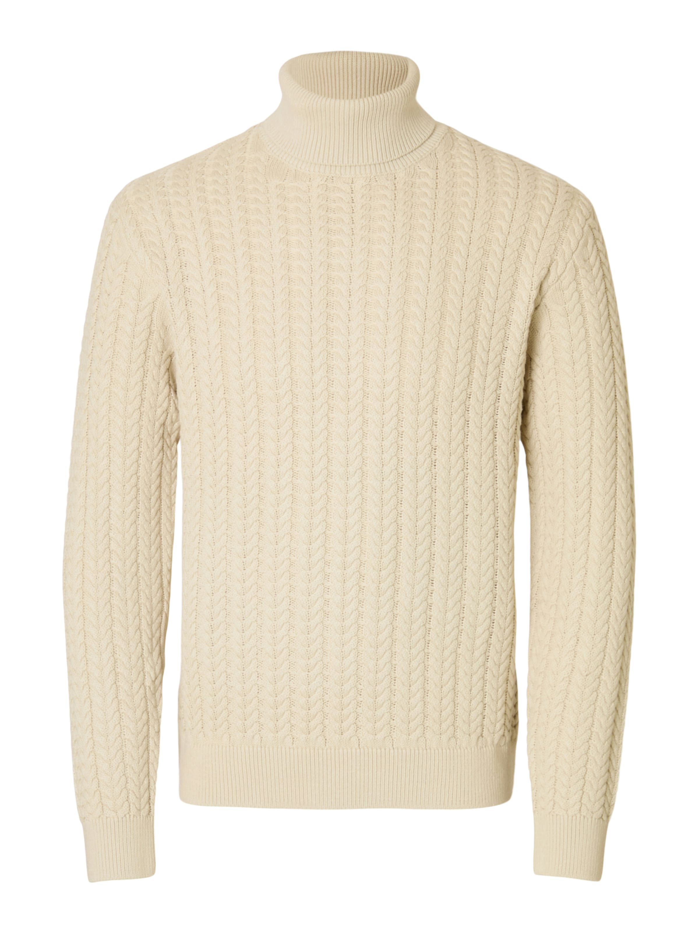 SELECTED - Pullover 'SLHBRAI' em bege: frente