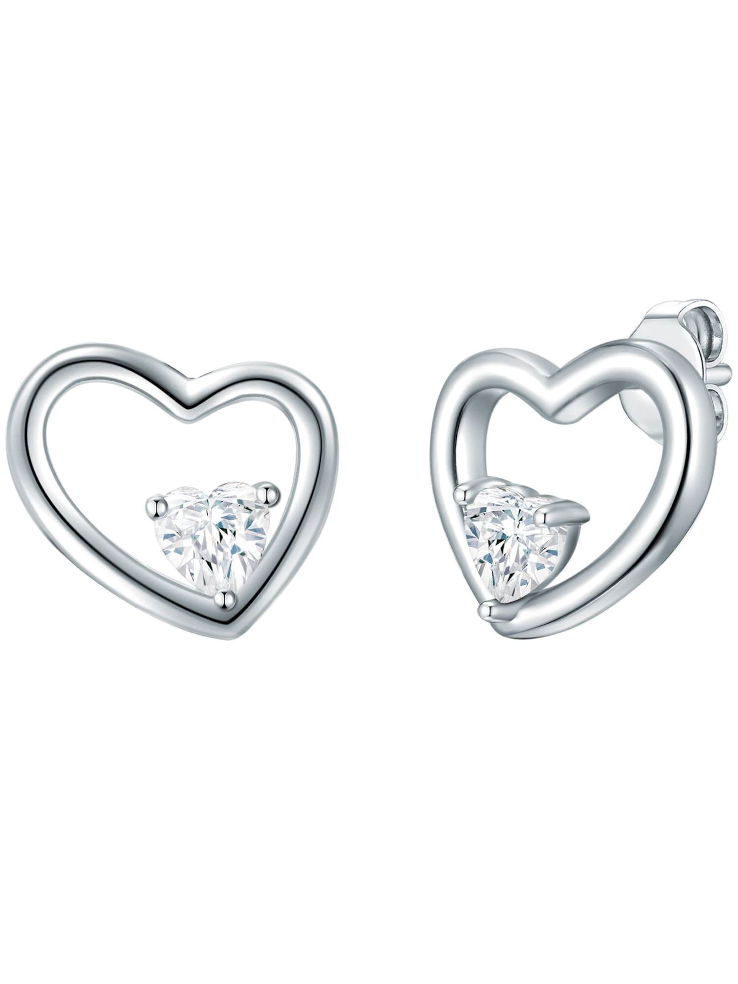 Lulu & Jane Earrings in Silver: front