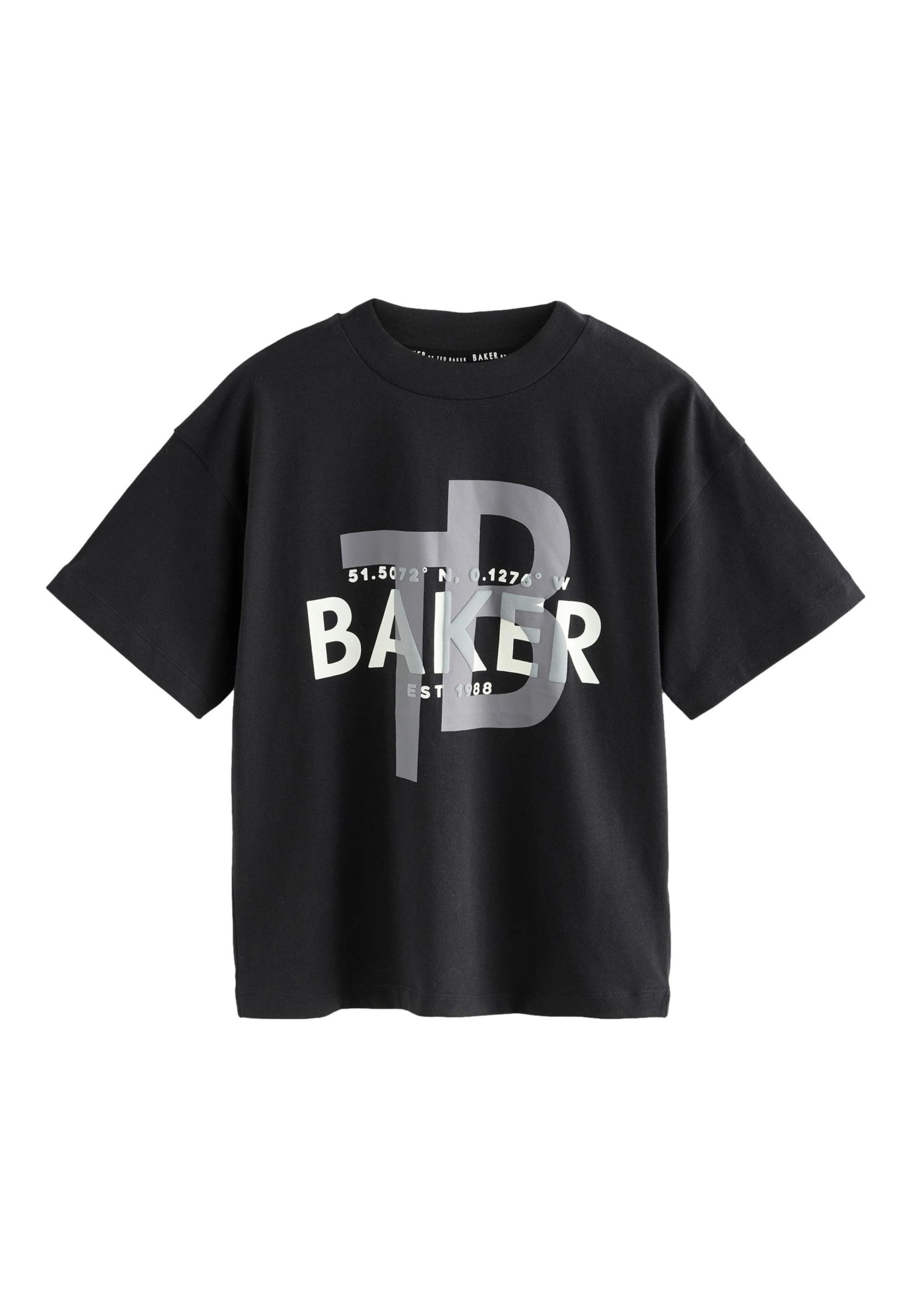 Baker by Ted Baker T-shirt i svart: framsida