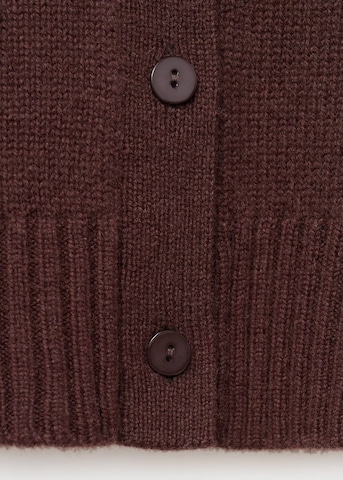 MANGO Strickjacke 'Scorpius' in Braun