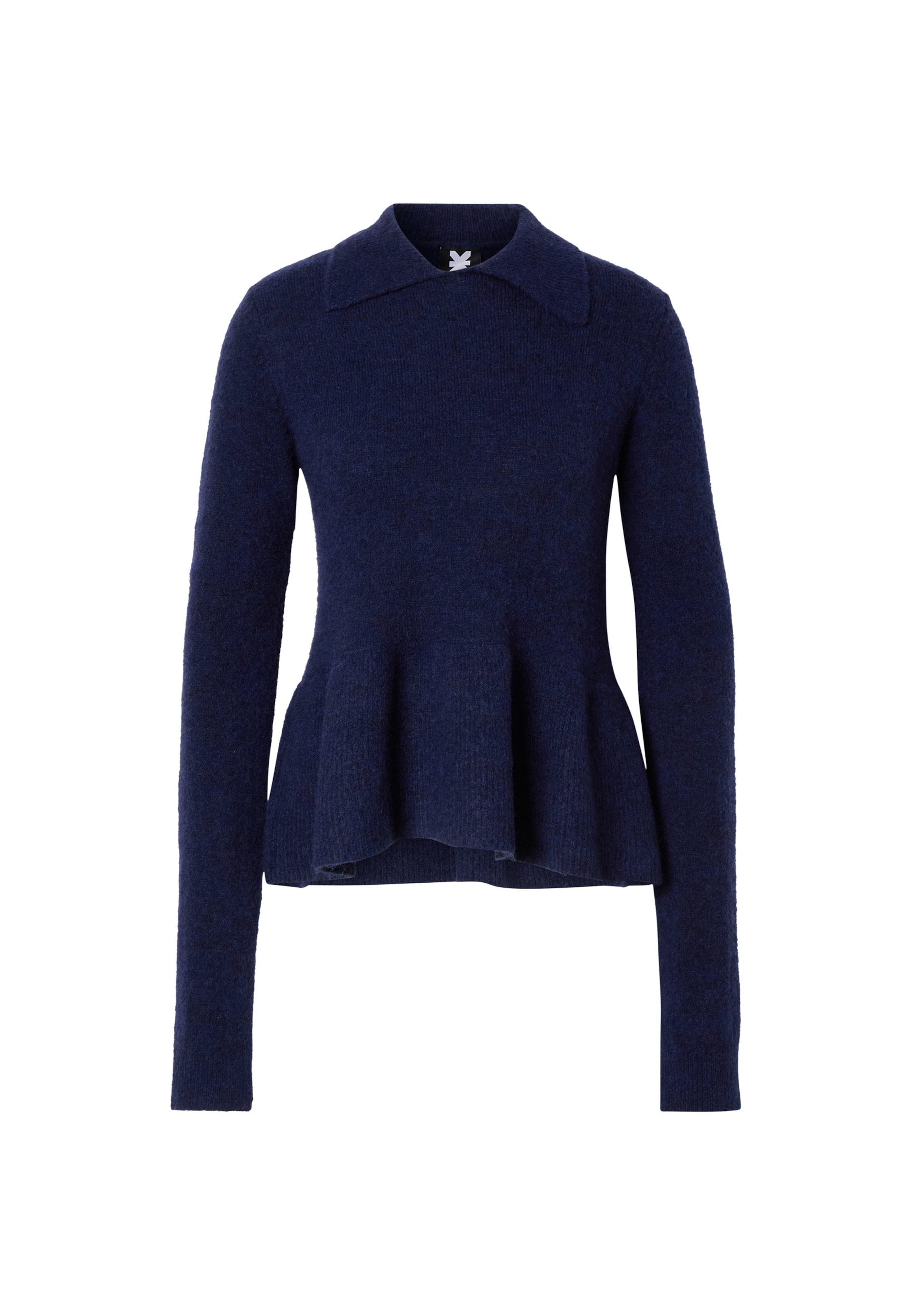 Pull-over Karo Kauer en bleu : devant