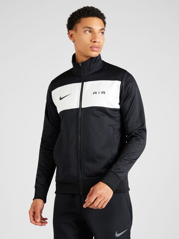 Nike Sportswear Tepláková bunda 'AIR' - Čierna: predná strana
