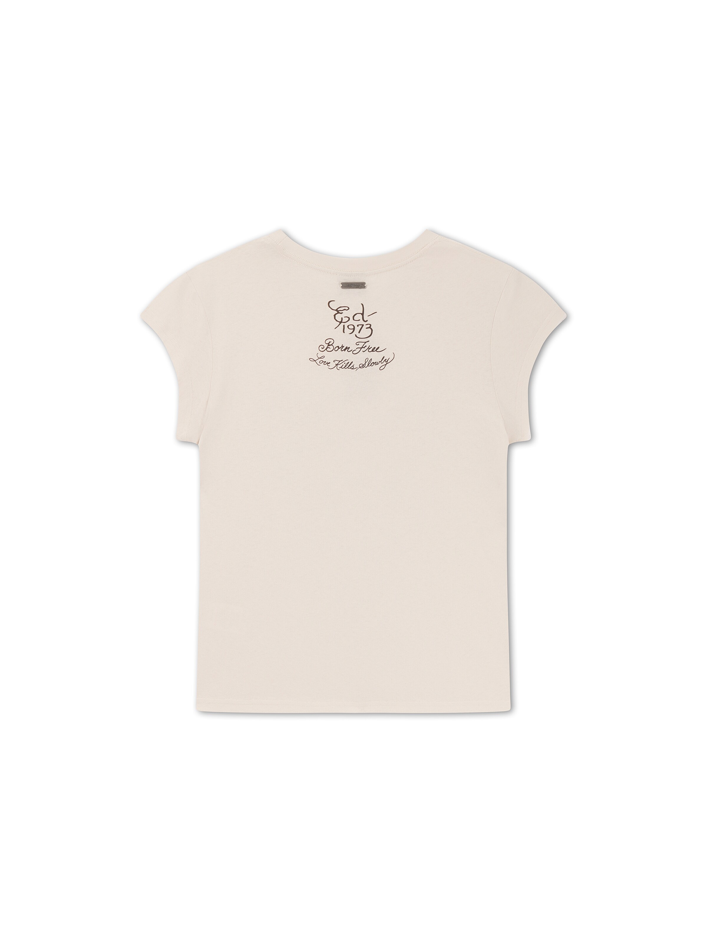 Ed Hardy Shirt in Beige: back