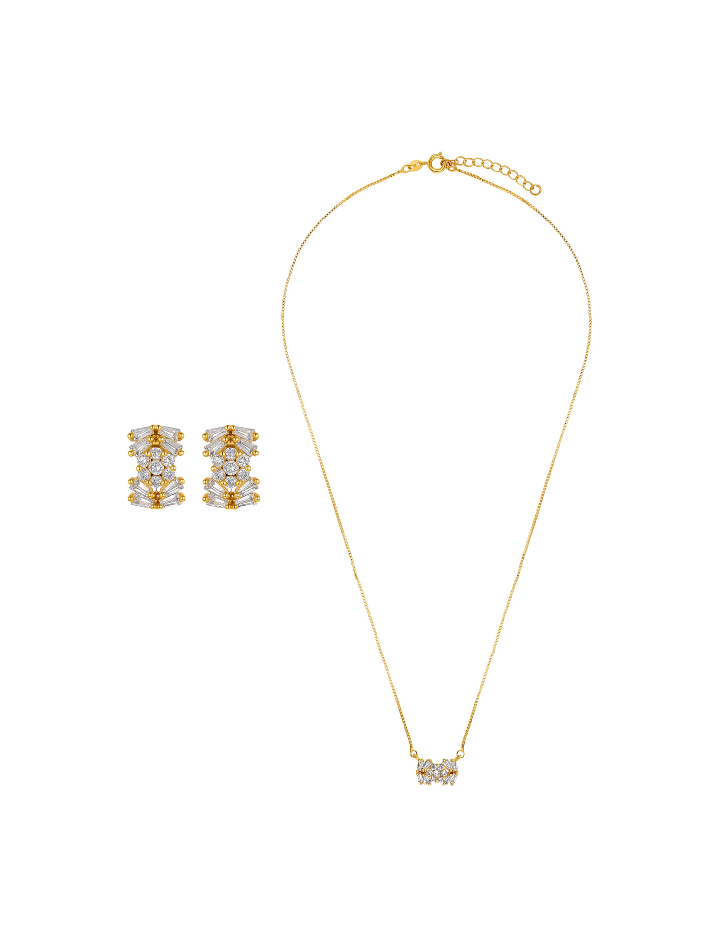 Parure de bijoux Heideman en or : devant